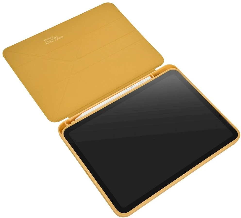 Tucano Bamboo do iPad 11" A16 (2025) / iPad 10.9" 10 gen. (2022) geltona