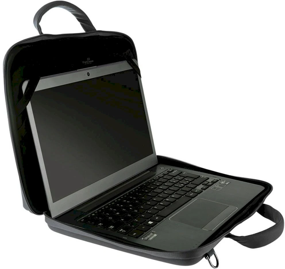 Tucano Darkolor Tinka iki 14 ", Juodas, Shoulder strap, Messenger - Briefcase