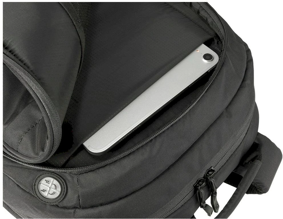 Tucano Lato Tinka iki 17 ", Juodas, Shoulder strap, Backpack