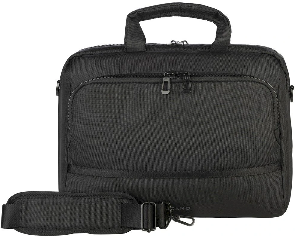 Nešiojamojo kompiuterio krepšys Tucano Player 15,6", juodas