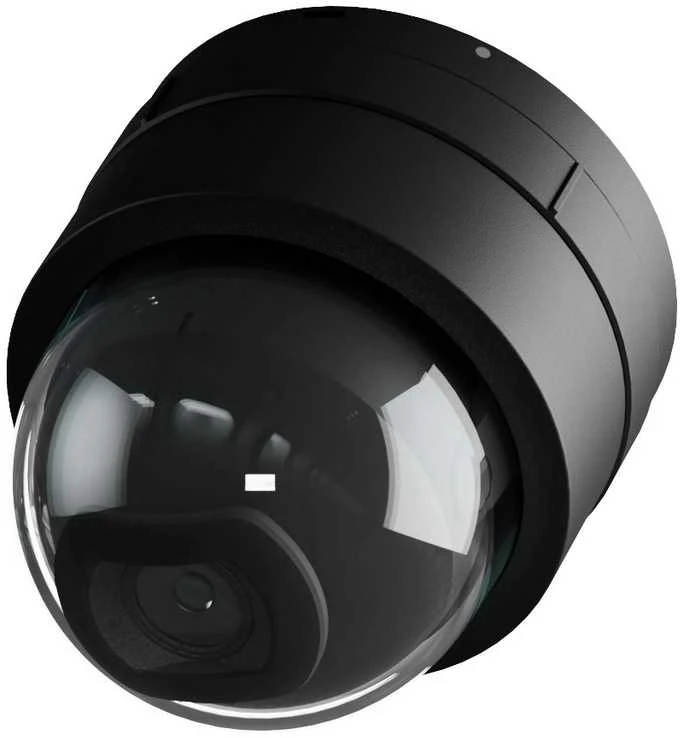 UBIQUITI G5 DOME ULTRA Juodas, YPAČ KOMPAKTIŠKA IR ATSPARI 2K HD POE KAMERA SU NAKTINIU VYKMU, SUKURTA ŽEMO PROFILIU SAUGUMUI VIDAUS