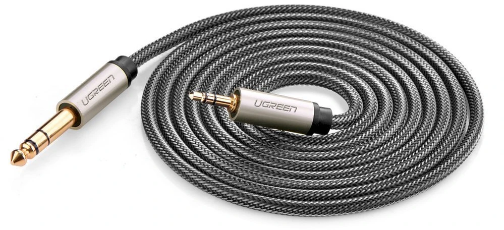 UGREEN AV127 kabelis - 3.5 mm lizdas TRS - 2 m (pilka)