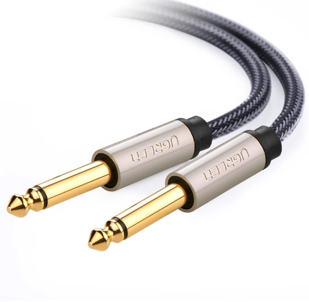 UGREEN AV128 kabelis 6.35mm kištukas 2m - Pilkas