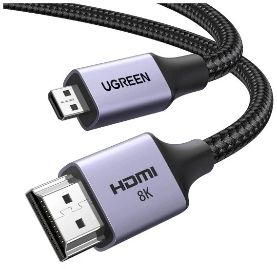 Mikro HDMI – HDMI kabelis 8K UGREEN HD164 1m