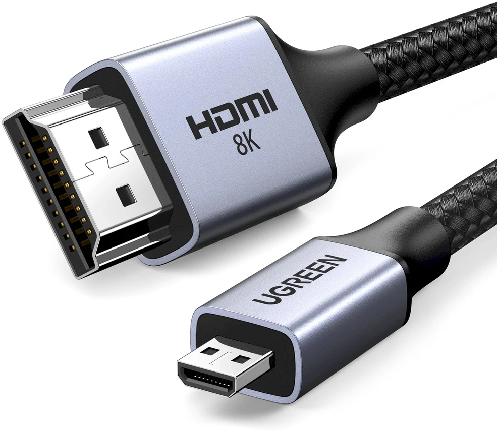 Mikro HDMI – HDMI kabelis 8K UGREEN HD164 1m