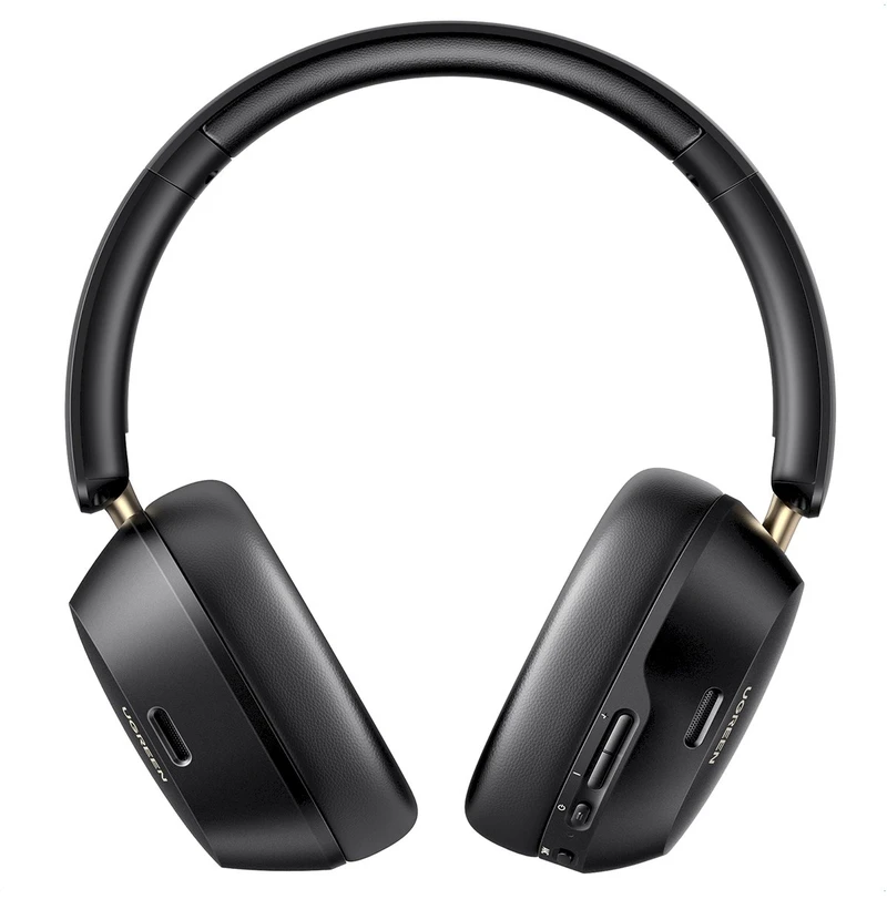 Ausinės belaidės Ugreen HiTune Max 5C, Hybrid ANC, Bluetooth 5.4 (juoda)