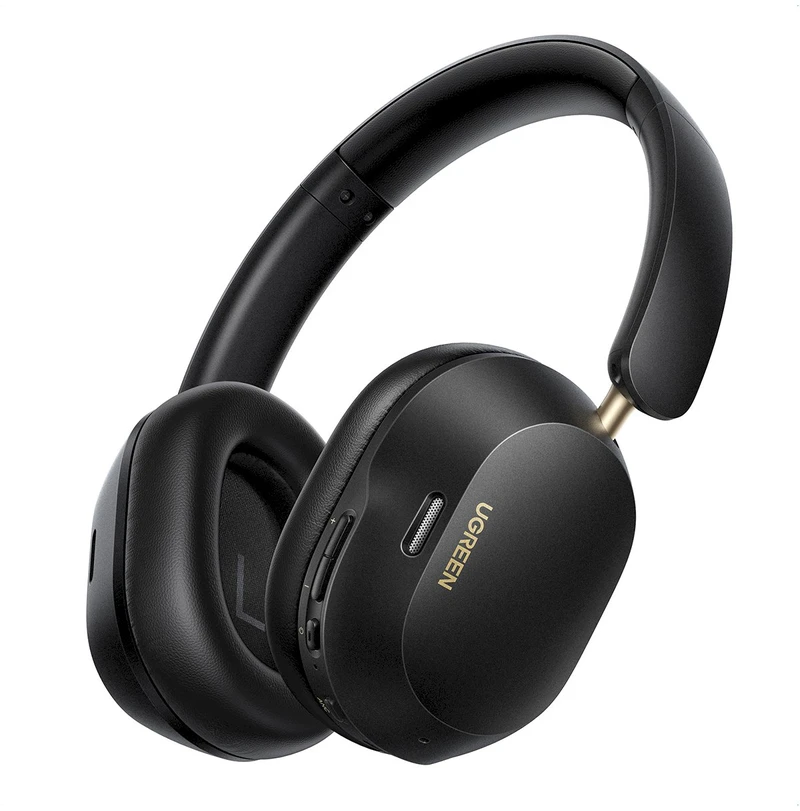 Ausinės belaidės Ugreen HiTune Max 5C, Hybrid ANC, Bluetooth 5.4 (juoda)
