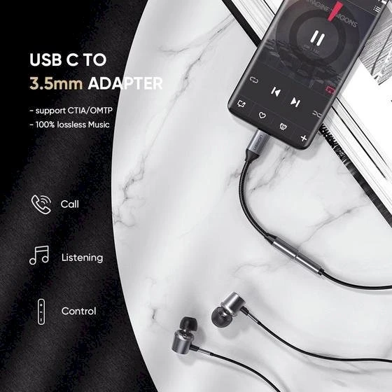 UGREEN garso adapteris USB-C - 3,5 mm AUX