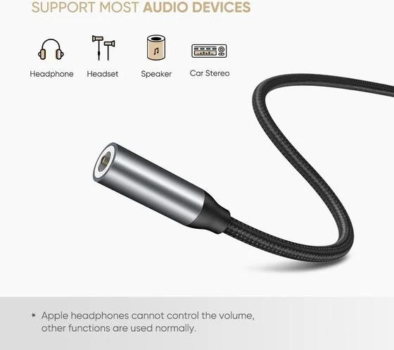 UGREEN garso adapteris USB-C - 3,5 mm AUX