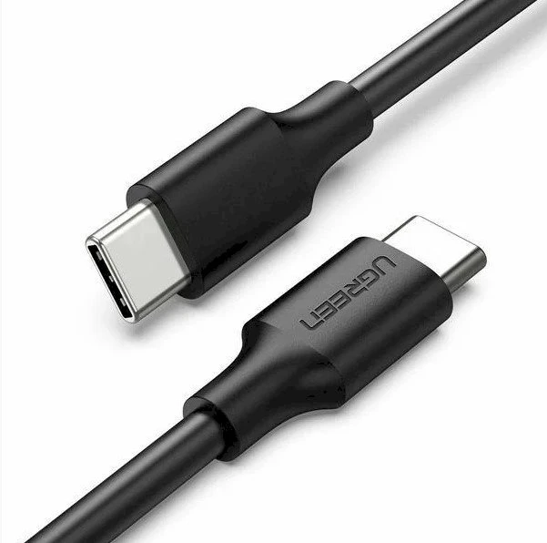 UGREEN USB-C PD maitinimo kabelis 60W 1m - Juodas