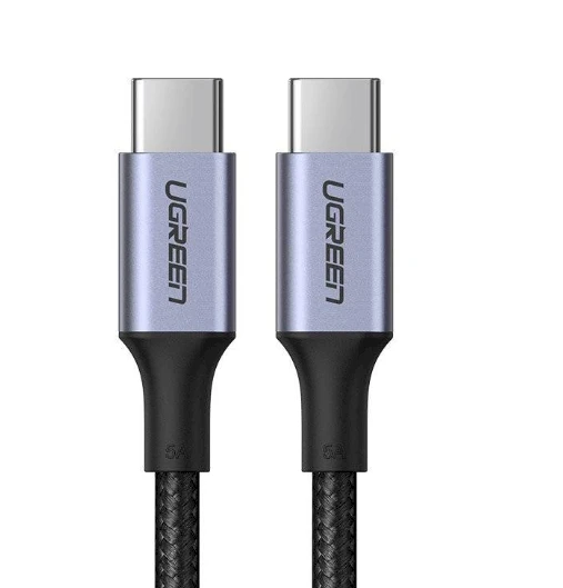 USB C į USB C laidas UGREEN US316, 100W, 2m - juodas