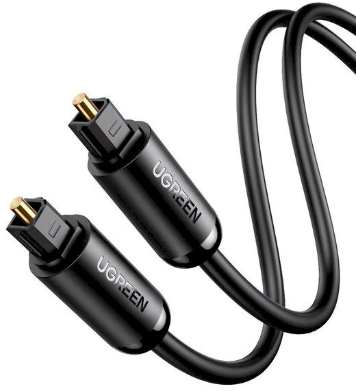 UGREEN AV122 Toslink audio optinis kabelis 1.5m - Juodas