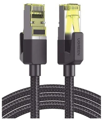 UGREEN NW150 Cat 7 F/FTP Braid Ethernet RJ45 kabelis 3m