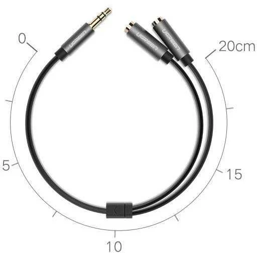 UGREEN AUX garso skirstytuvas 3.5mm 0.2m