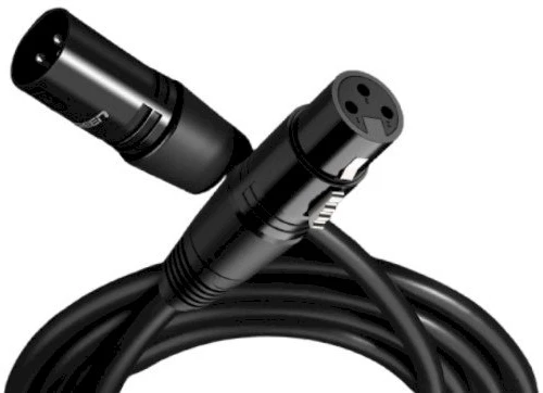 Kabelis nuo XLR lizdo iki XLR kištuko UGREEN AV130 1m (juodas)