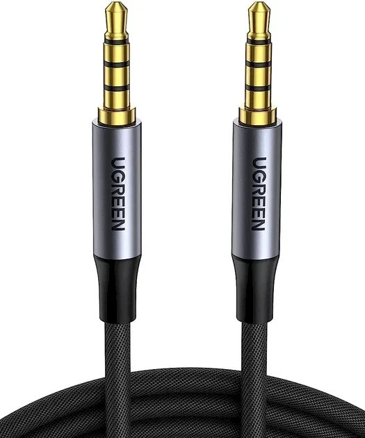 UGREEN 3.5 mm lizdo kabelis AUX 1.5 m (pilkas)