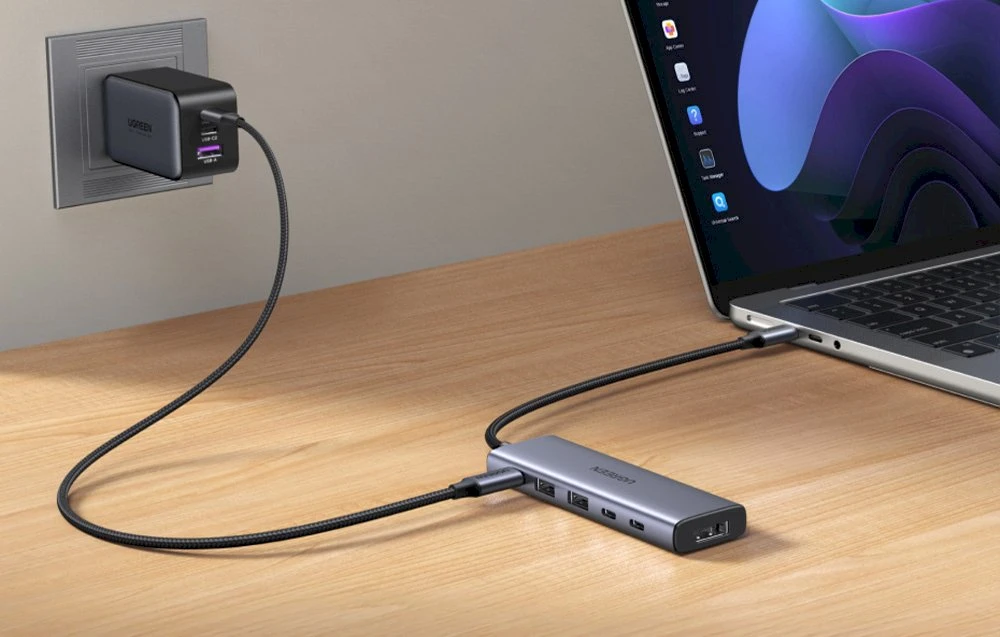 HUB USB Ugreen CM511 3x USB-C + 2x USB-A 3.2 Gen2 (UGR5801)