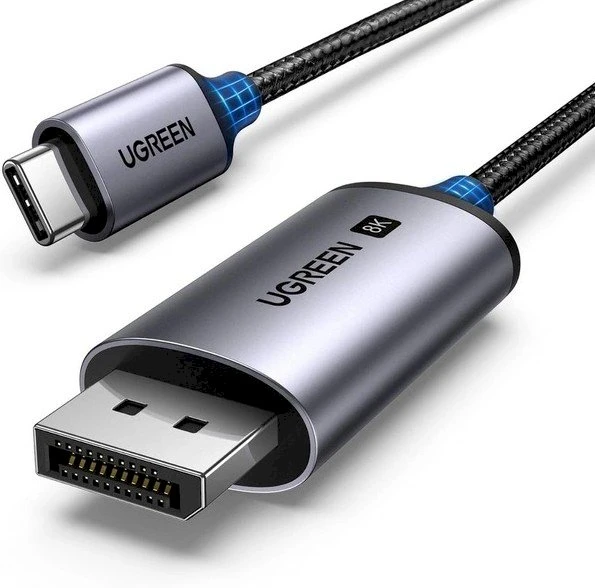 Ugreen kabelis Ekranas Port USB-C (8K 1m) juodos spalvos
