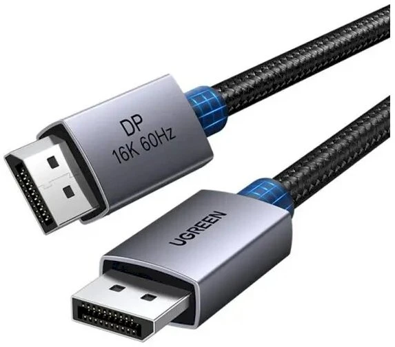 Kabelis Ugreen DisplayPort - DisplayPort 0,5 m sidabrinė (55566)