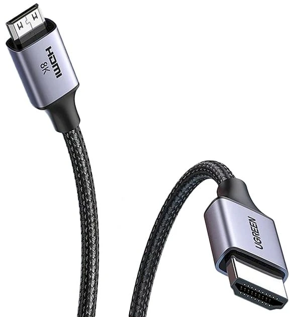 UGREEN Mini HDMI kabelis 4K60Hz 2m 8k (juodas) HD163 15515