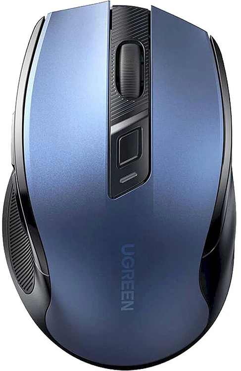 Ugreen MU006 optinė belaidė USB pelė 2.4GHz 4000 DPI - mėlynas
