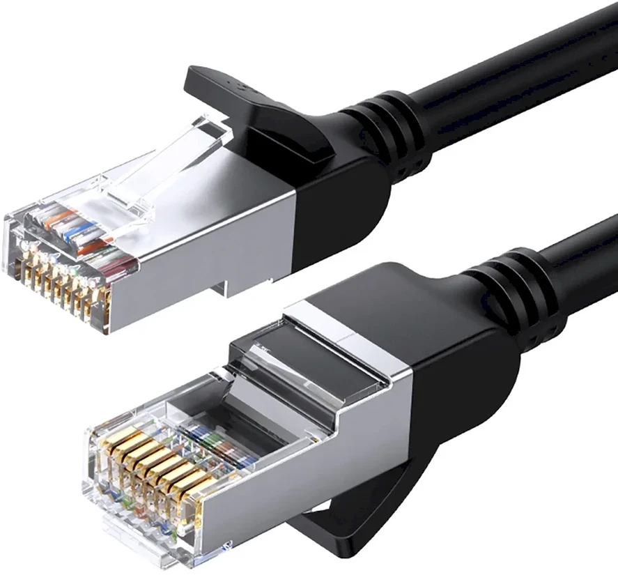 Ugreen NW101 50194 Ethernet Cat 6 U/UTP kabelis apvalus 5 m – juodos spalvos