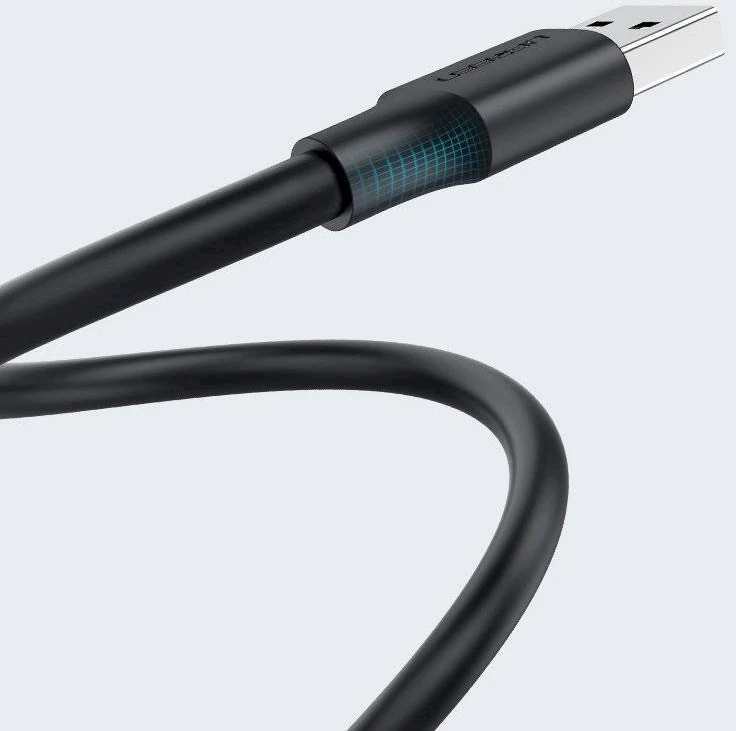 UGREEN USB 2.0 to USB 2.0 US102, M-M 0.5m (juodas