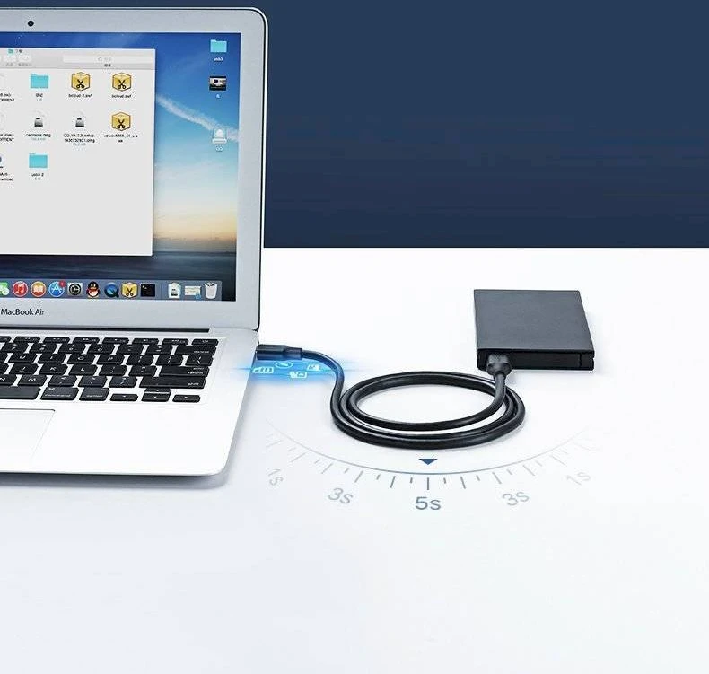 UGREEN USB 2.0 to USB 2.0 US102, M-M 0.5m (juodas