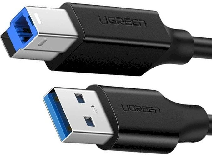 USB 3.0 AB UGREEN US210 kabelis spausdintuvui 1m