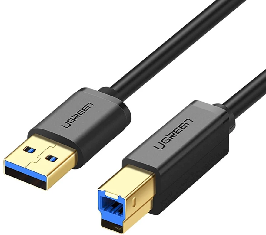 USB 3.0 AB UGREEN US210 kabelis spausdintuvui 1m