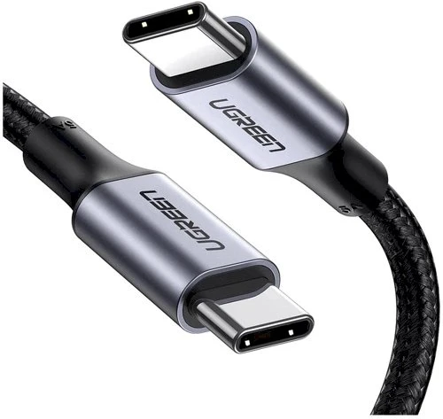 USB C į USB C laidas UGREEN US316, 100W, 3m - juodas