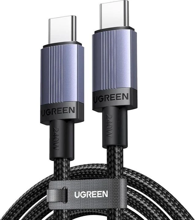 Ugreen USB-C į USB-C PD kabelis 240W 2m - Juodas
