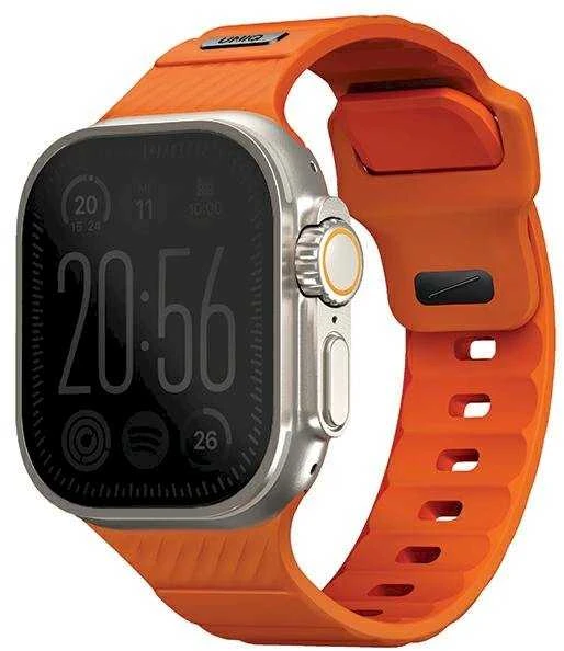 UNIQ apyrankė „Stride Apple Watch Series1/2/3/4/5/6/7/8/9/SE/SE2/SE3/Ultra1/2/3 42/44/45/49mm FKM Rubber“