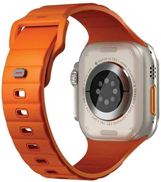 UNIQ apyrankė „Stride Apple Watch Series1/2/3/4/5/6/7/8/9/SE/SE2/SE3/Ultra1/2/3 42/44/45/49mm FKM Rubber“