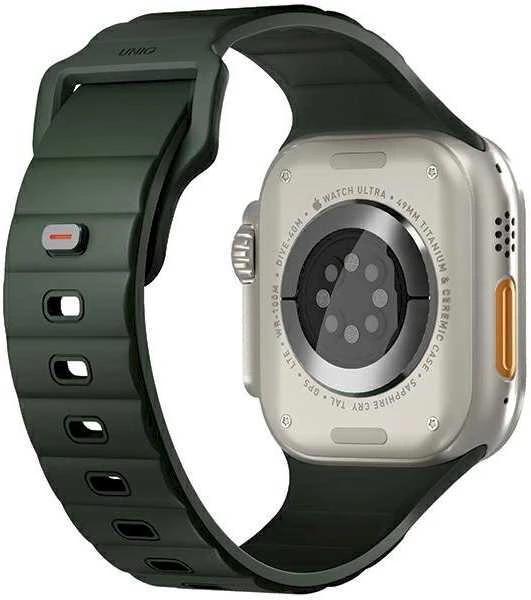 UNIQ apyrankė Stride Apple Watch Series 1/2/3/4/5/6/7/8/9/SE/SE2/SE3/Ultra1/2/342/44/45/49mm FKM Rubber