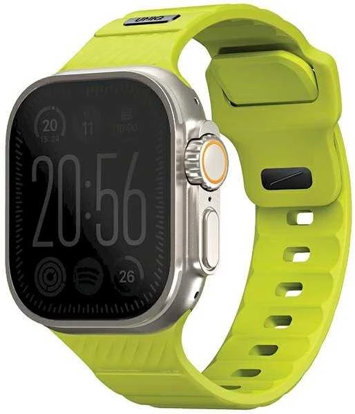 UNIQ apyrankė Stride Apple Watch Series 1/2/3/4/5/6/7/8/9/SE1/2/3/Ultra1/2/3 42/44/45/49mm FKM Rubber