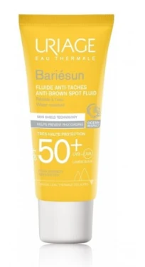 Uriage Bariésun Anti-Brown Spot Fluid SPF 50+ apsauginis fluidas nuo saulės, 40 ml
