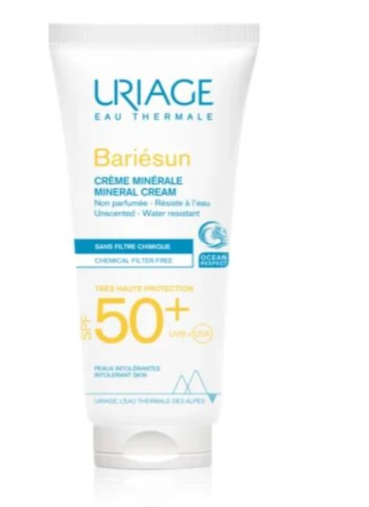 "Uriage Bariésun" mineralinis kremas Spf50+ 100ml