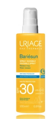 Uriage Bariésun Invisible Purškiklis SPF30 apsauginis purškiklis nuo saulės, 200 ml