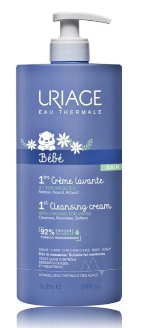 Uriage Bébé 1st Cleansing Kreminis Shower Kreminis