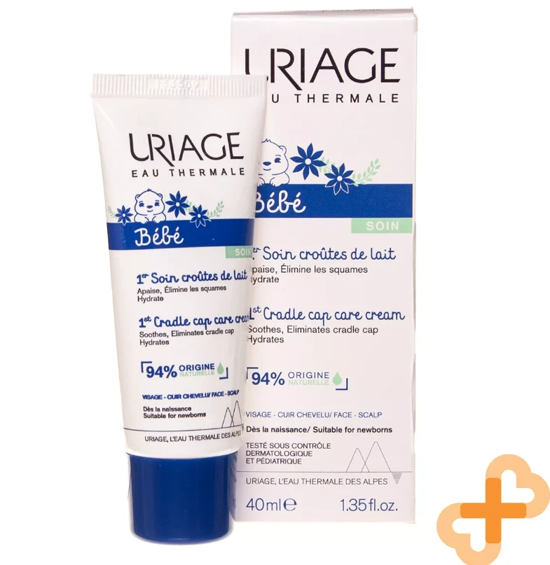 Uriage Bébé 1st Cradle Cap Care kremas kūdikių pleiskanų luobelei šalinti 40ml