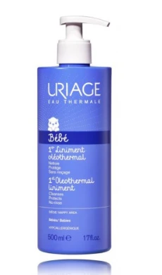 Uriage "Bébé Baby" sauskelnių srities valomoji priemonė (1st Oleothermal Liniment) 500 ml