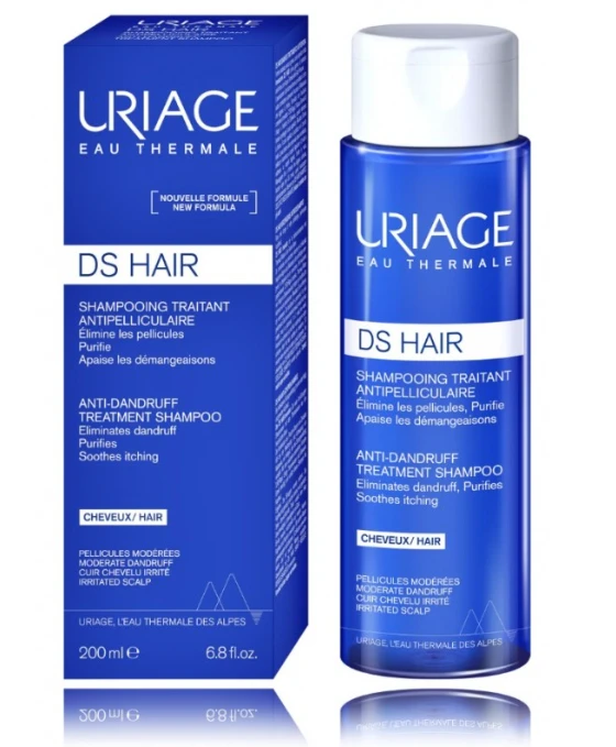 Uriage DS Hair Hair Šampūnas Nuo pleiskanų šampūnas nuo pleiskanų, 200 ml