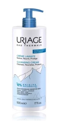 Uriage Cleansing Kreminis valomasis kreminis prausiklis jautriai odai, 200 ml