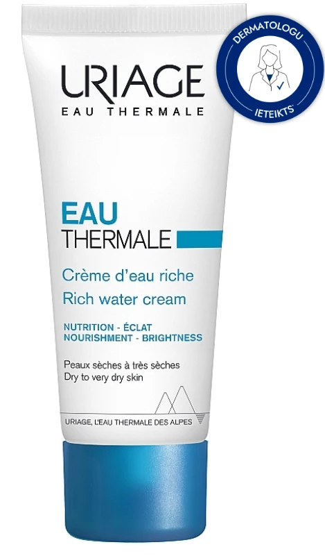 "Uriage Eau Thermale Rich Vanduo Kreminis" Drėkinantis kremas 40ml