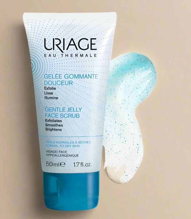 Uriage Gentle Jelly Peeling gelinis veido šveitiklis, 50 ml