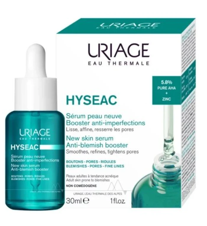 Uriage Hyseac Anti-Blemish Booster Serum veido serumas, 30 ml