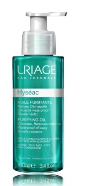 Uriage Hyséac Purifying Oil valomasis aliejus riebiai ir dėmėtai veido odai, 100 ml