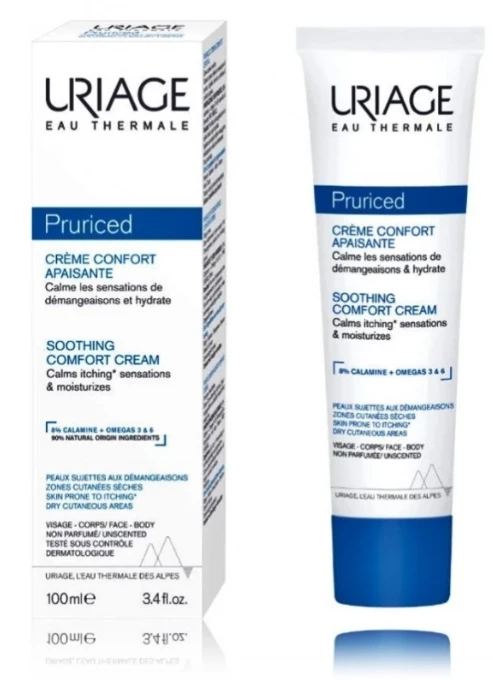 Uriage Pruriced Calming Kreminis For Face raminamasis veido kremas, 100 ml