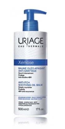 Uriage Xémose Anti-Itch Soothing Oil Balm Raminamasis balzamas labai sausai odai, 500 ml